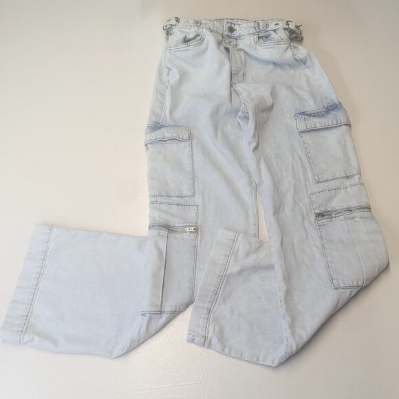 We Wore What Size 26 Wide Legged Utility Jeans - Picture 15 of 15